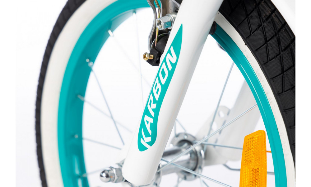 Jalgratas Karbon Kitty 16 turquoise-white - 4
