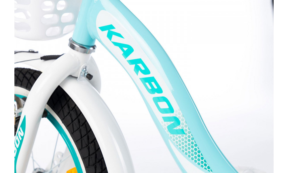 Jalgratas Karbon Kitty 16 turquoise-white - 5