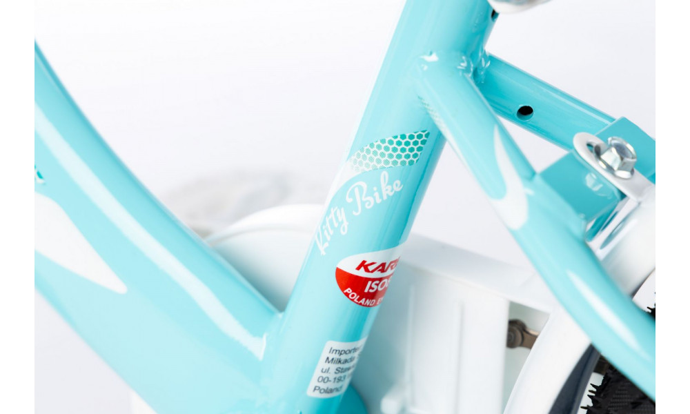 Jalgratas Karbon Kitty 16 turquoise-white - 6