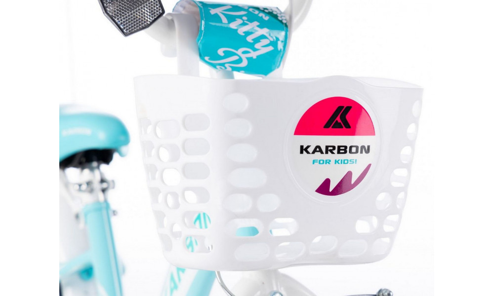 Jalgratas Karbon Kitty 16 turquoise-white - 7
