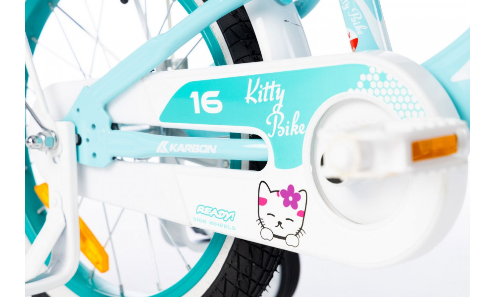 Jalgratas Karbon Kitty 16 turquoise-white - 14