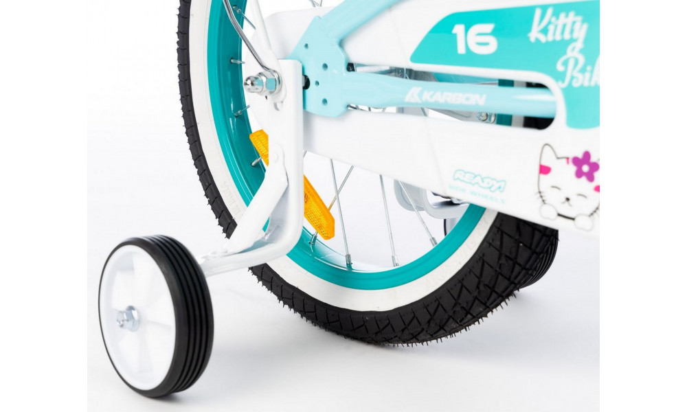 Jalgratas Karbon Kitty 16 turquoise-white - 15