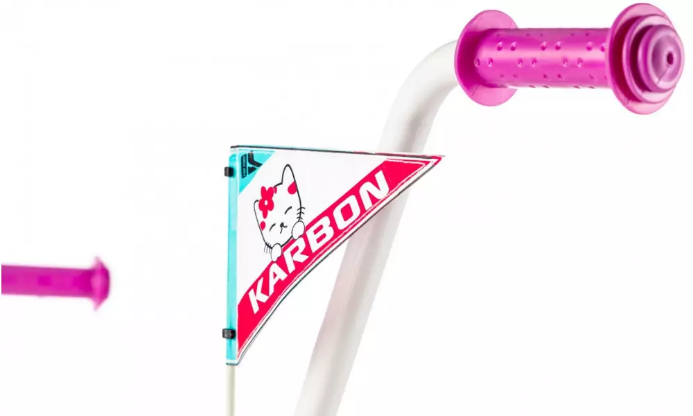 Jalgratas Karbon Kitty 18 pink-white - 9