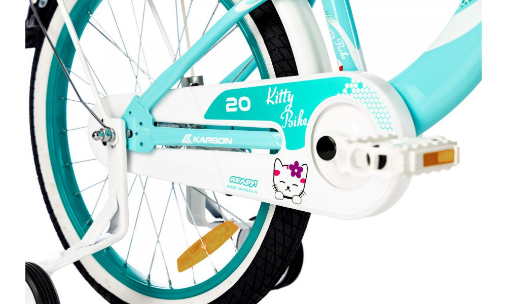 Jalgratas Karbon Kitty 20 turquoise-white - 2