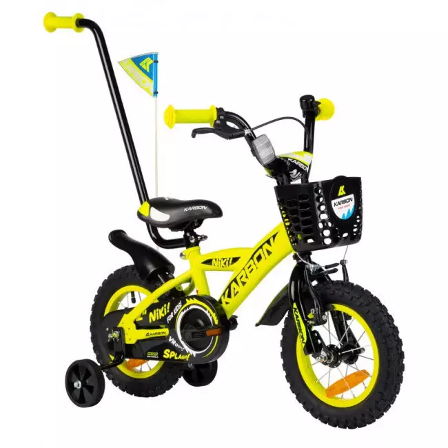 Jalgratas Karbon Niki 12 lime-black
