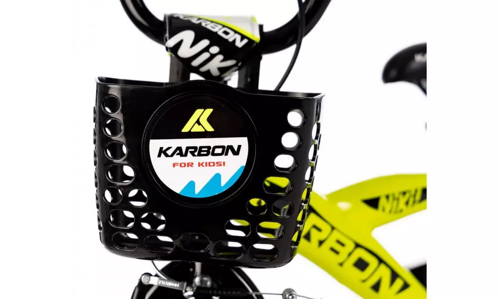Jalgratas Karbon Niki 14 lime-black - 1