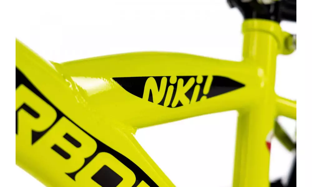 Jalgratas Karbon Niki 14 lime-black - 4