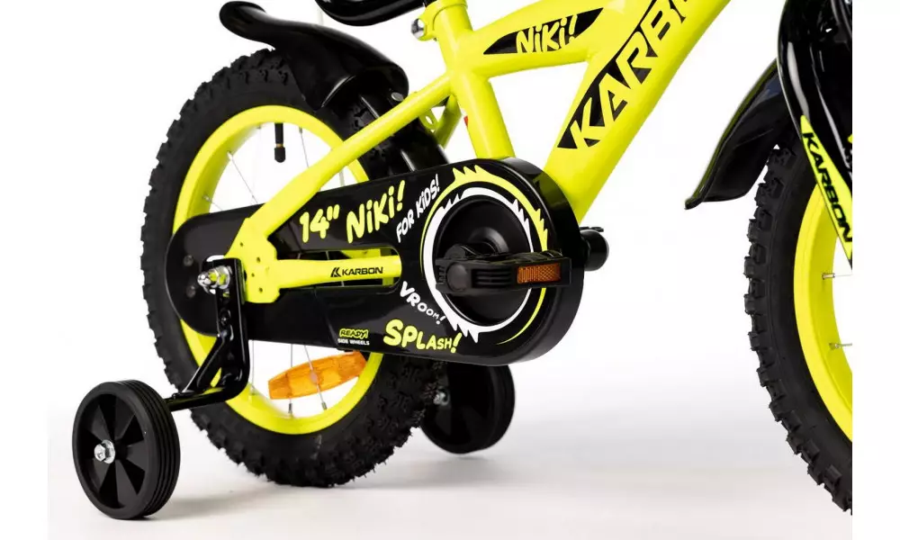 Jalgratas Karbon Niki 14 lime-black - 7
