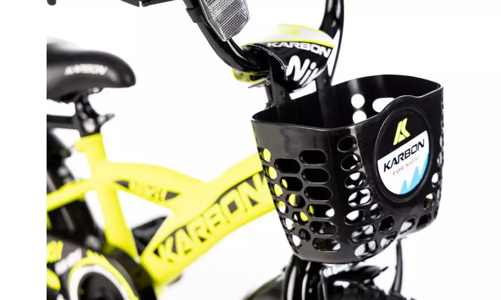 Jalgratas Karbon Niki 14 lime-black - 9