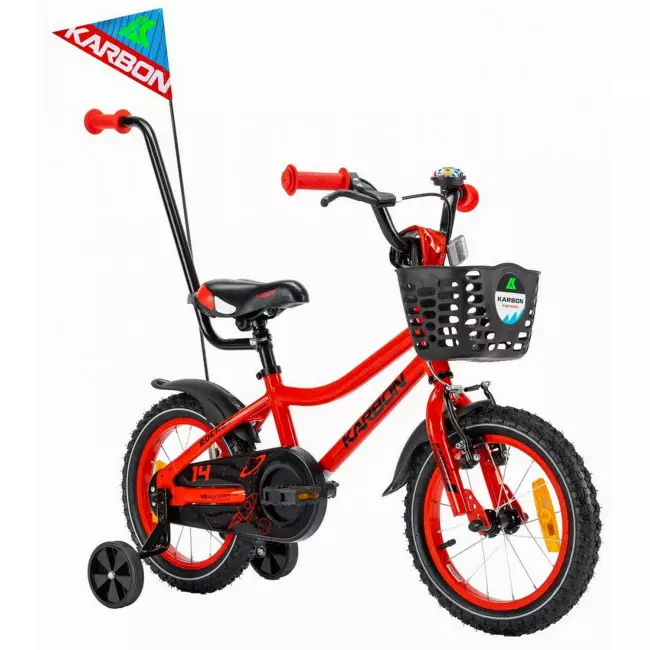 Jalgratas Karbon Rocket ALU 14 red-black