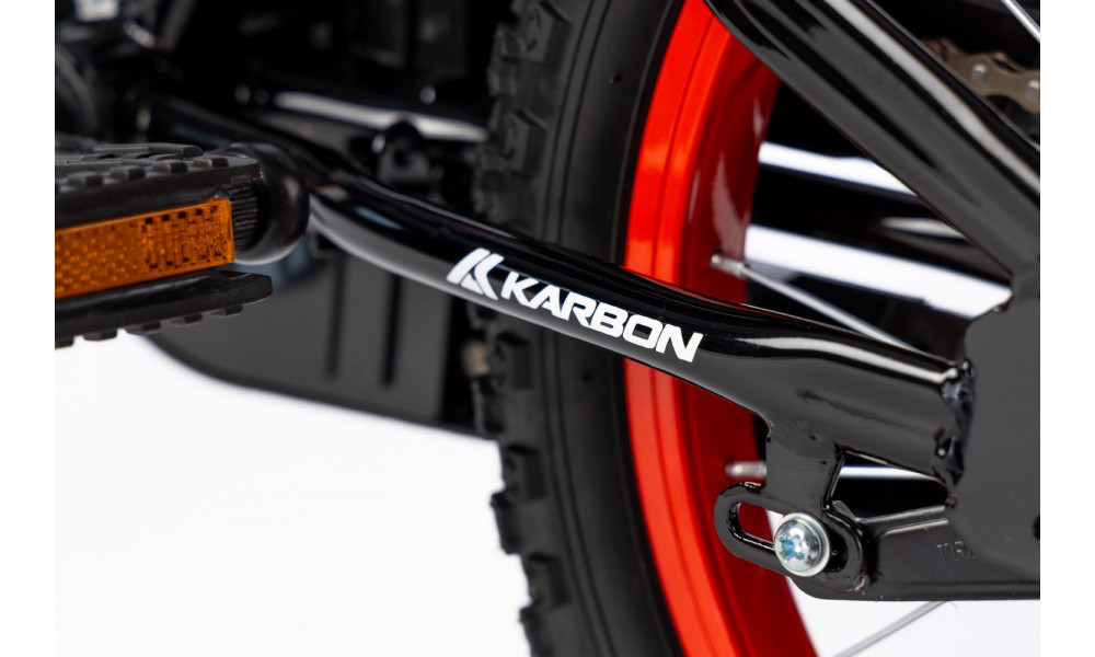 Jalgratas Karbon Alvin 16 black-red - 4