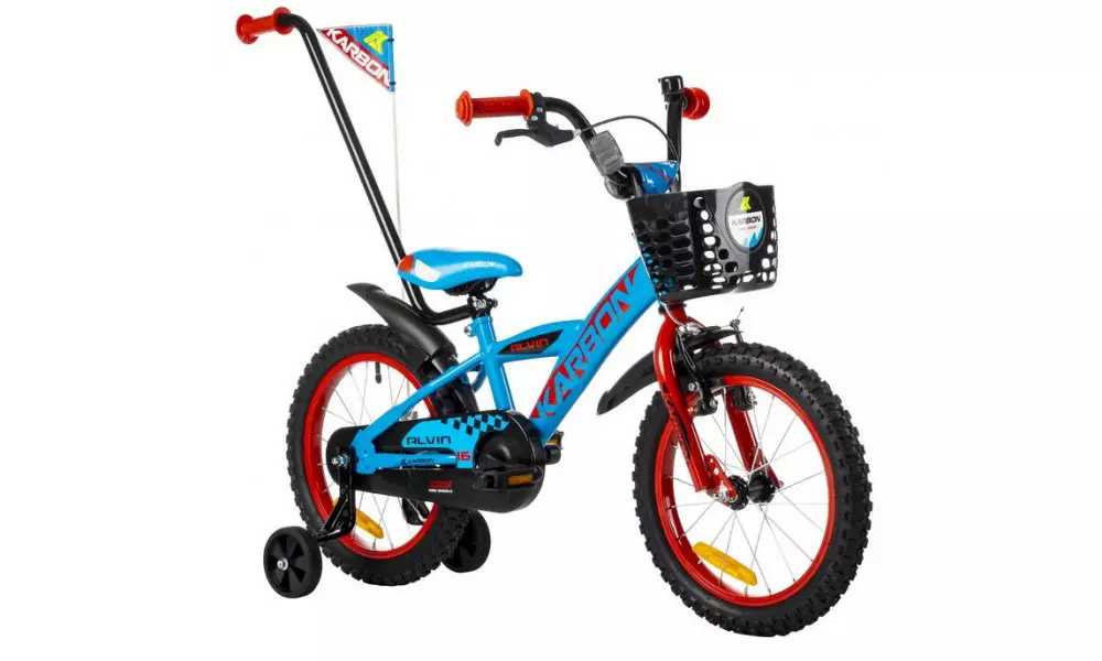 Jalgratas Karbon Alvin 16 blue-red - 11