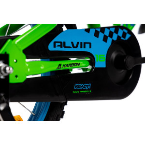 Jalgratas Karbon Alvin 16 green-blue