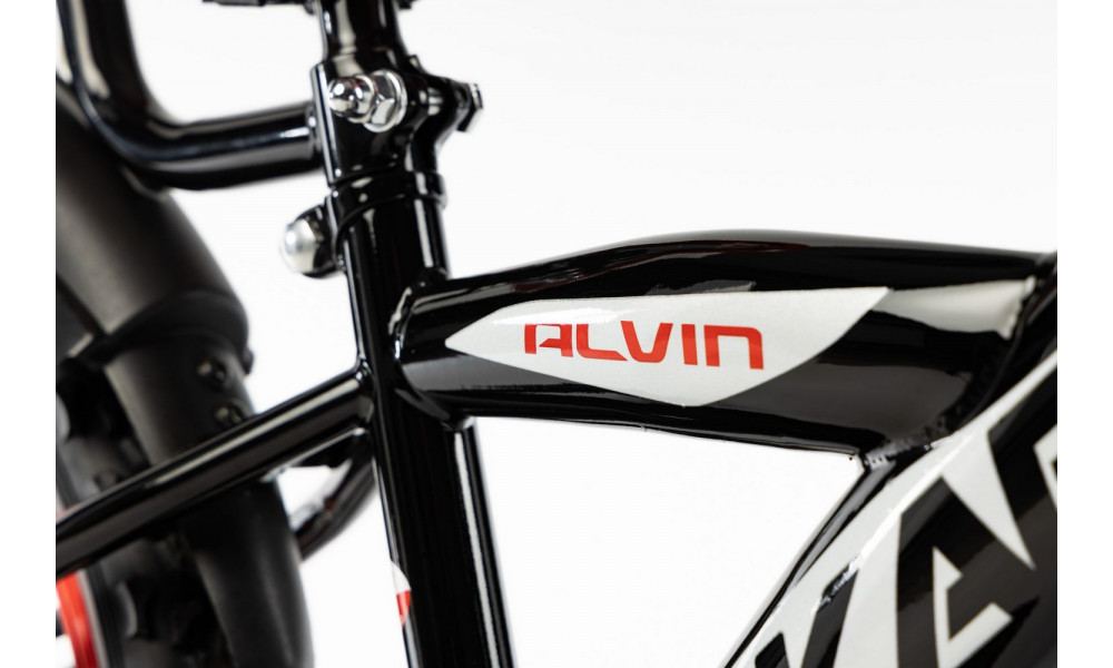 Jalgratas Karbon Alvin 18 black-red - 6