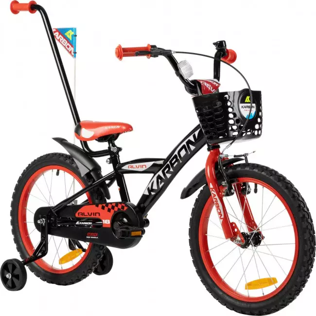 Jalgratas Karbon Alvin 18 black-red
