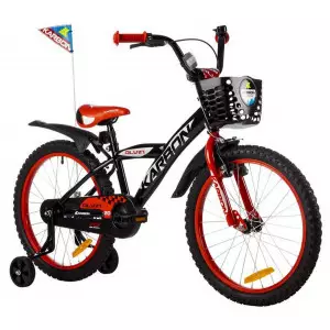 Jalgratas Karbon Alvin 20 black-red