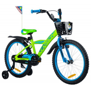 Jalgratas Karbon Alvin 20 green-blue