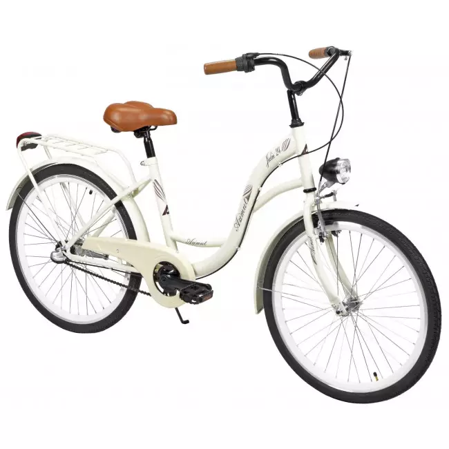 Jalgratas AZIMUT Julie 24" 3-speed 2023 light cream