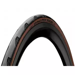 Väliskumm 28" Continental Grand Prix 5000 25-622 Fold black/transparent