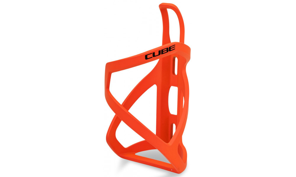 Pudelikorv Cube HPP left-Hand Sidecage matt orange'n'glossy black 