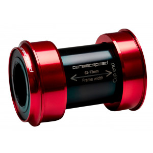 Keskjooksud CeramicSpeed PF30A / PF46X73 for SRAM GXP 24 / 22,2mm red (104899)