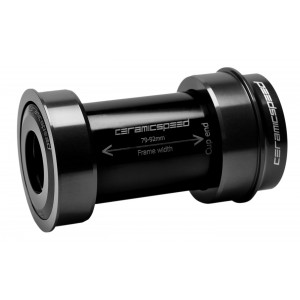 Keskjooksud CeramicSpeed BBright / PF46X79 for SRAM GXP 24 / 22,2mm black (105176)
