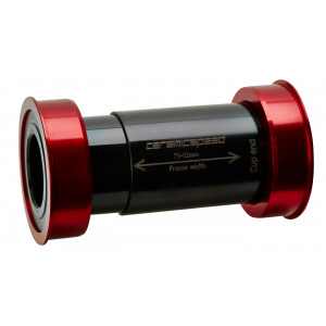 Keskjooksud CeramicSpeed EVO386 / PF46X86 for Shimano/FSA/Rotor 24mm red (101432)