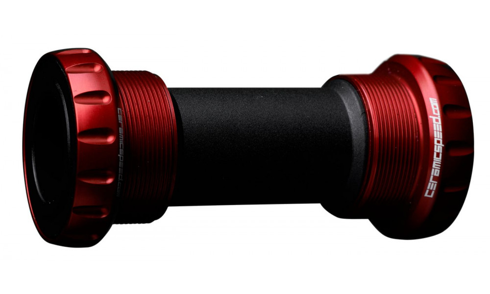 Keskjooksud CeramicSpeed BSA Road Coated 68mm for Shimano/FSA/Rotor 24mm red (101310) 