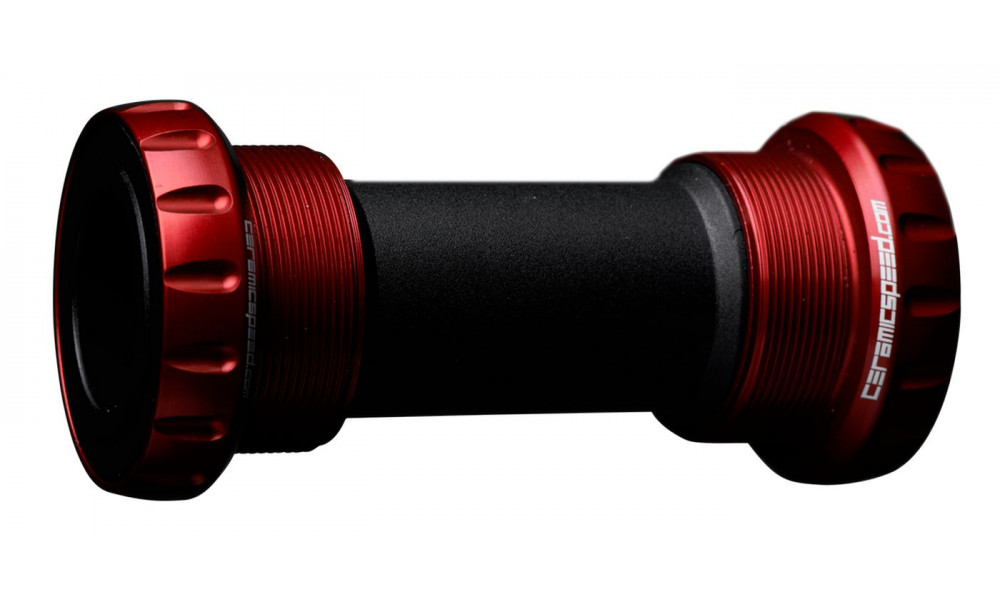 Keskjooksud CeramicSpeed ITA Road Coated 70mm for Shimano/FSA/Rotor 24mm red (101326) 