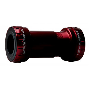 Keskjooksud CeramicSpeed Coated BB30 / PF42X68 for SRAM GXP 24 / 22,2mm red (101370)