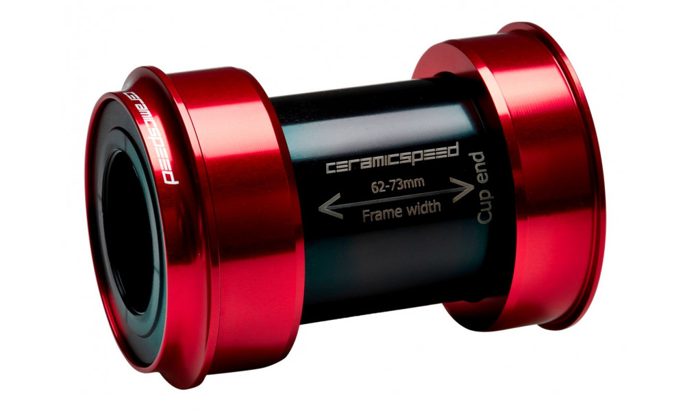 Keskjooksud CeramicSpeed Coated PF30A / PF46X73 for SRAM GXP 24 / 22,2mm red (104905) 