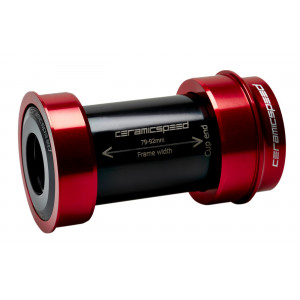 Keskjooksud CeramicSpeed Coated BBright / PF46X79 for SRAM GXP 24 / 22,2mm red (105185)