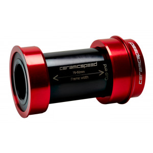 Keskjooksud CeramicSpeed Coated BBright / PF46X79 for SRAM DUB 29 mm red (106779)