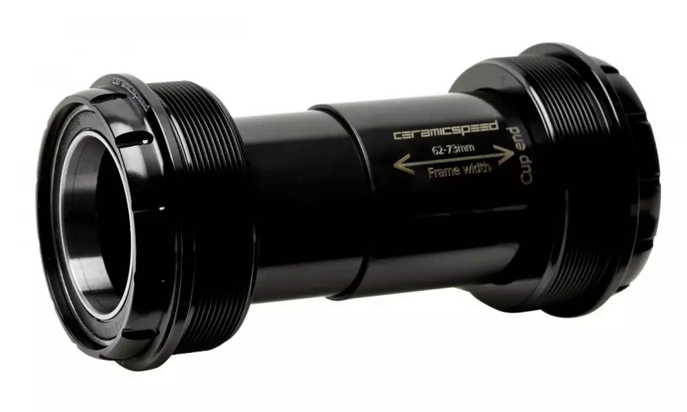 Keskjooksud CeramicSpeed Coated T47 / Threaded 47X68 All 30mm crank spindles black (107839) 