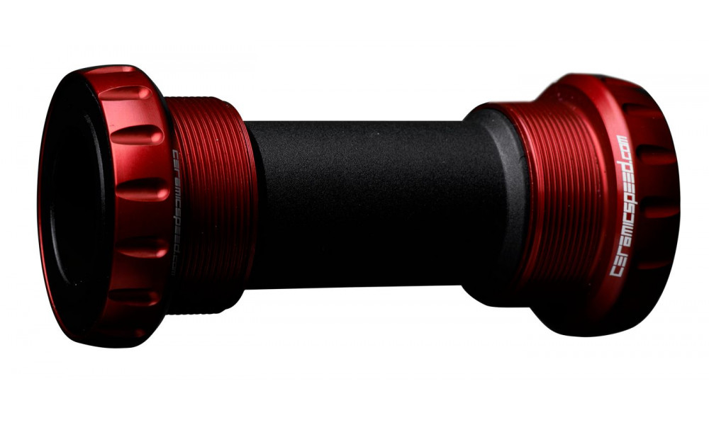 Keskjooksud CeramicSpeed BSA MTB Coated 73mm for SRAM GXP 24 / 22,2mm red (102050) 