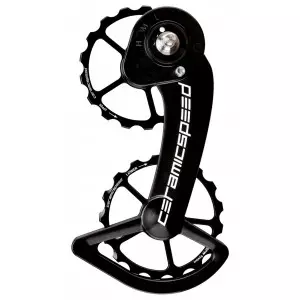 Litrid CeramicSpeed Oversized for SRAM 11s eTap Alloy 607 stainless steel black (101649)
