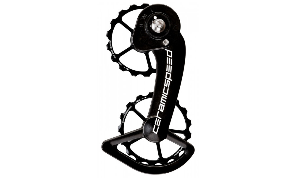 Litrid CeramicSpeed Oversized for SRAM 11s eTap Alloy 607 stainless steel black (101649) 