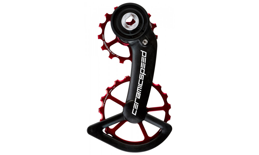 Litrid CeramicSpeed Oversized for SRAM Red/Force AXS Alloy 607 stainless steel red (107379) 