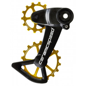 Litrid CeramicSpeed Oversized X for SRAM Eagle AXS Alloy 607 stainless steel gold (107003)