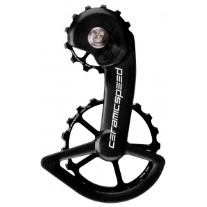Litrid CeramicSpeed Oversized for Shimano 9100/R8000 Series Coated Alloy 607 black (106317)