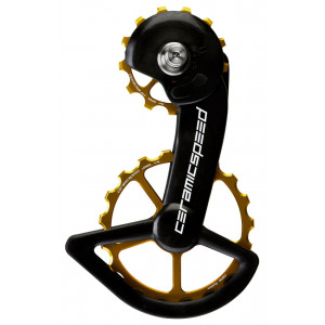 Litrid CeramicSpeed Oversized for Shimano 9100/R8000 Series Coated Alloy 607 gold (106202)