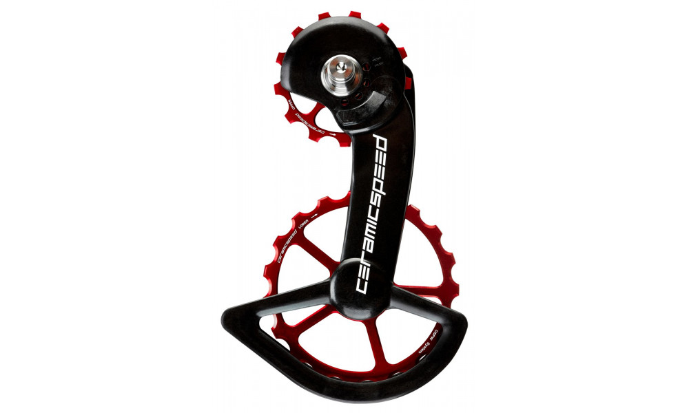 Litrid CeramicSpeed Oversized for Shimano 9250/8150 Series Coated Alloy 607 red (110499) 