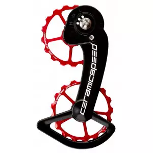 Litrid CeramicSpeed Oversized for SRAM 11s eTap Coated Alloy 607 red (101655)