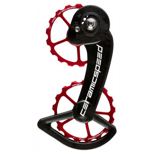 Litrid CeramicSpeed Oversized for SRAM 10+11s Mechanical Coated Alloy 607 red (101665)