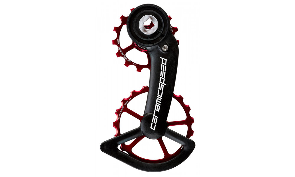 Litrid CeramicSpeed Oversized for SRAM Red/Force AXS Coated Alloy 607 red (107381) 