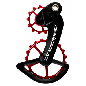 Litrid CeramicSpeed Oversized for Campagnolo 12s EPS Coated Alloy 607 red (107429)