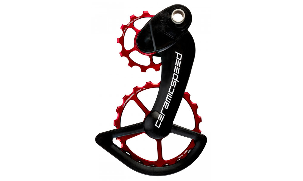 Litrid CeramicSpeed Oversized for Campagnolo 12s EPS Coated Alloy 607 red (107429) 