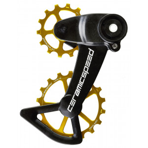 Litrid CeramicSpeed Oversized X for SRAM Eagle AXS Coated Alloy 607 gold (107005)