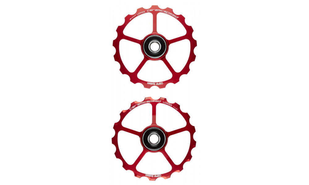 Litrid CeramicSpeed Oversized (spare) Alloy 607 stainless steel red (101672) 