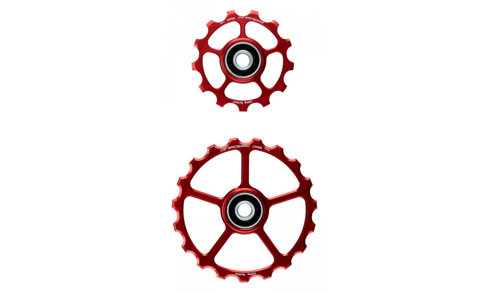 Litrid CeramicSpeed Oversized (spare) Alloy 607 stainless steel red (102415) 